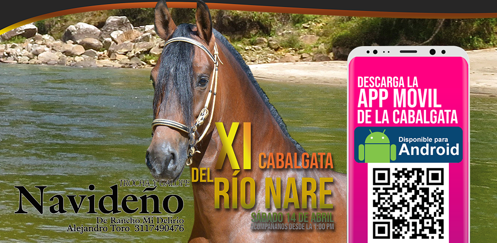 Alejandr�a preparada para la XI Cabalgata del R�o Nare.